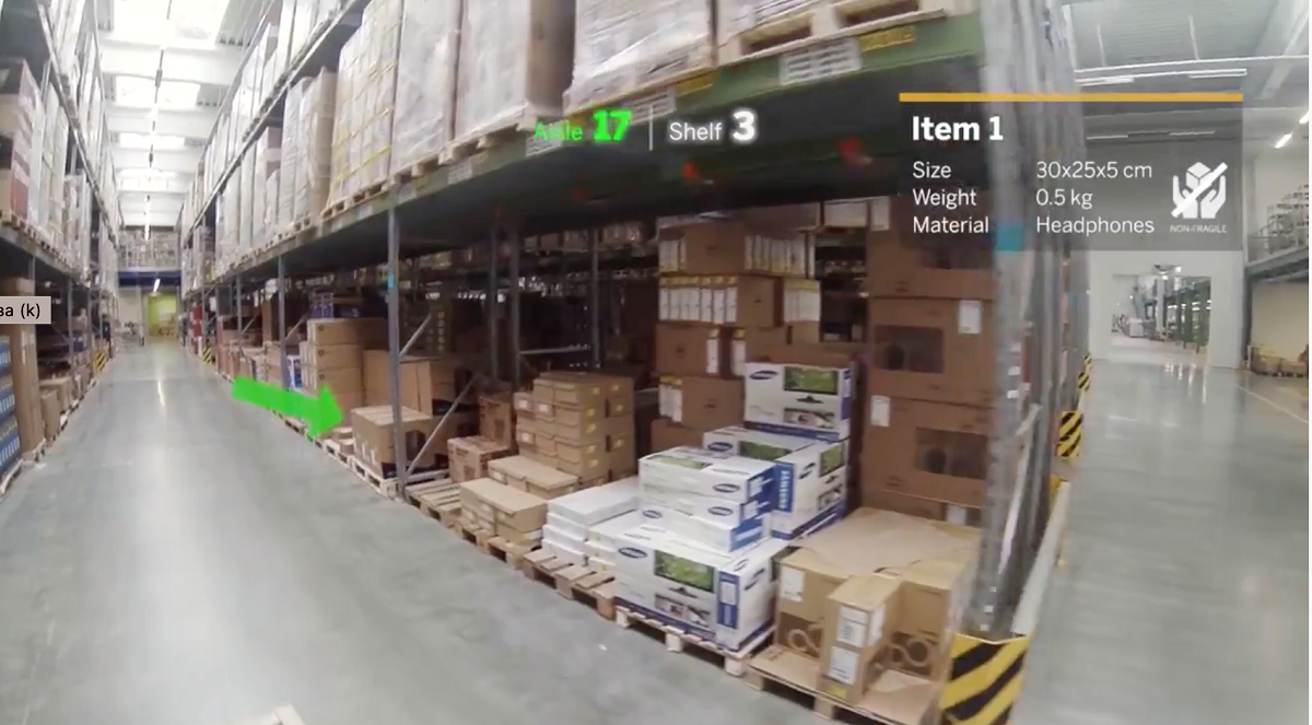 AR use cases augmented reality logistic apps