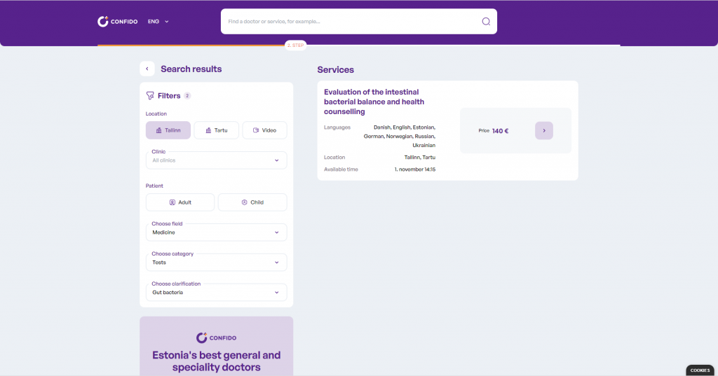 Medical software patient booking system