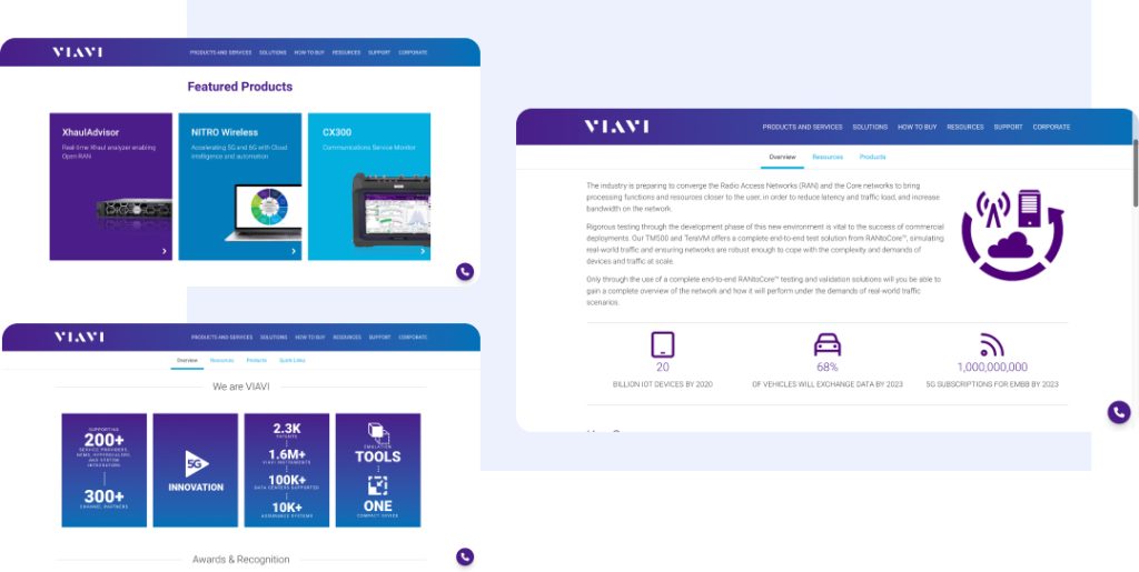 Featured products - Viavi